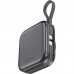 Батарея універсальна Choetech Magnetic Wireless 10000mAh, 22.5W, PD, build USB-C, Apple Watch charger (B697C-BKGY)