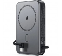 Батарея універсальна Acefast Magnetic Wireless 10000mAh, 22.5W, PD, QC/3.0, QI 15W, M24, Metal Gray (6974316284871)