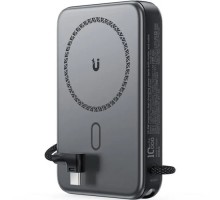 Батарея універсальна Acefast Magnetic Wireless 10000mAh, 22.5W, PD, QC/3.0, QI 15W, M24, Metal Gray (6974316284871)