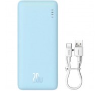 Батарея універсальна Baseus Airpow 20000mAh 20W PD/3.0, QC/3.0, blue (P10022804313-00)
