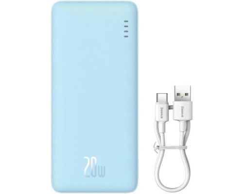 Батарея універсальна Baseus Airpow 20000mAh 20W PD/3.0, QC/3.0, blue (P10022804313-00)