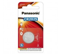 Батарейка CR 2025 Lithium 1pcs Blister Panasonic (CR-2025PT/1B)