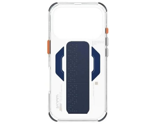 Чохол до мобільного телефона Skinarma Haxa Magnetic Charging + Grip Stand iPhone 17 Pro Blue (8886461249392)