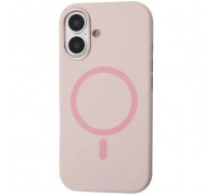 Чохол до мобільного телефона BeCover FIBRA Silicone OmniMag Apple iPhone 16 Light Pink (716229)