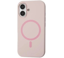Чохол до мобільного телефона BeCover FIBRA Silicone OmniMag Apple iPhone 16 Light Pink (716229)