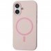 Чохол до мобільного телефона BeCover FIBRA Silicone OmniMag Apple iPhone 16 Light Pink (716229)