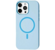 Чохол до мобільного телефона BeCover FIBRA Silicone OmniMag Apple iPhone 16 Pro Max Light Blue (716237)
