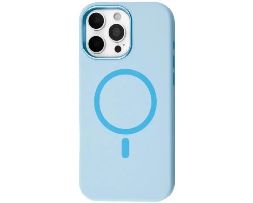 Чохол до мобільного телефона BeCover FIBRA Silicone OmniMag Apple iPhone 16 Pro Max Light Blue (716237)