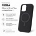 Чохол до мобільного телефона BeCover FIBRA Silicone OmniMag Apple iPhone 17 Black (716195)
