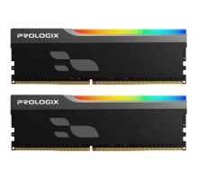Модуль пам'яті для комп'ютера DDR4 16GB (2x8GB) 3600 MHz Onyx Black RGB Prologix (PRO16GB3600YBR4K)