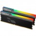 Модуль пам'яті для комп'ютера DDR4 16GB (2x8GB) 3600 MHz Onyx Black RGB Prologix (PRO16GB3600YBR4K)