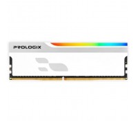 Модуль пам'яті для комп'ютера DDR4 8GB 3600 MHz Onyx White RGB Prologix (PRO8GB3600YWR4)
