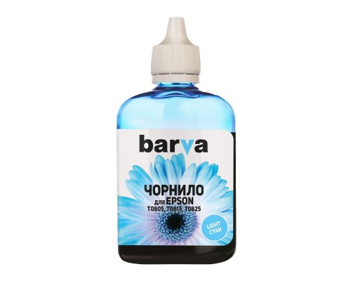 Чорнило Barva EPSON T0815 LIGHT CYAN 90г (E081-328)