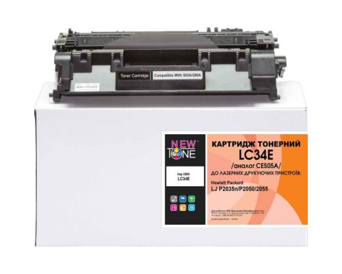 Картридж NewTone для HP LJ P2035/2055 аналог CE505A (LC34E)
