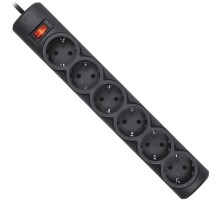 Мережевий фільтр живлення Defender 153, 3 m, 6 роз, black (99495)