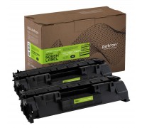 Картридж Patron HP LJ CE505A/CANON 719 GREEN Label (DUAL PACK) (PN-05A/719DGL)