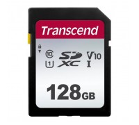 Карта пам'яті Transcend 128GB SDXC class 10 UHS-I U1 V10 (TS128GSDC300S)