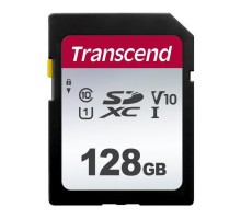 Карта пам'яті Transcend 128GB SDXC class 10 UHS-I U1 V10 (TS128GSDC300S)