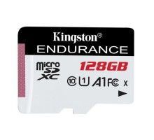Карта пам'яті Kingston 128GB microSDXC class 10 UHS-I U1 A1 High Endurance (SDCE/128GB)