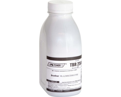 Тонер Brother HL-L2300/2500/2700, 40г Black IPM (TDB34-40)