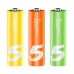 Батарейка ZMI AA ZI5 * 12 + AAA ZI7 * 12 Rainbow batteries set (Ф16358)
