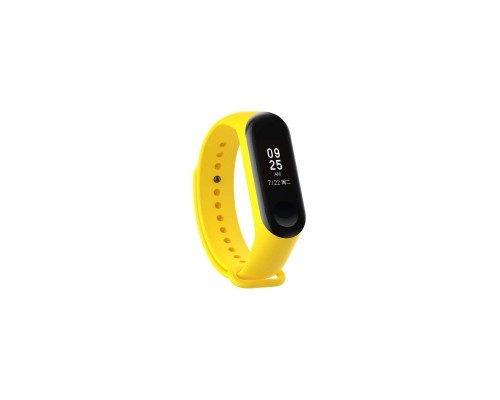Ремінець до фітнес браслета BeCover Silicone для Xiaomi Mi Band 3/4 Yellow (704130)