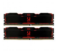 Модуль пам'яті для комп'ютера DDR4 16GB (2X8GB) 3200 MHz IRDM X Black Goodram (IR-X3200D464L16SA/16GDC)