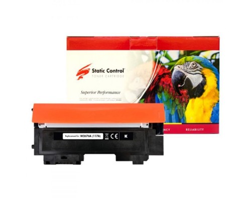Картридж Static Control HP W2070A (117A) black Parrot (002-01-S2070APB)