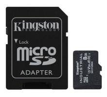 Карта пам'яті Kingston 8GB microSDHC class 10 UHS-I V30 A1 (SDCIT2/8GB)