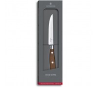 Кухонний ніж Victorinox Grand Maitre Steak 12см Serrated Wood (7.7200.12WG)