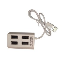Концентратор Atcom USB TD4004 4port white (10724)