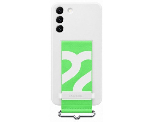 Чохол до мобільного телефона Samsung Silicone with Strap Cover Galaxy S22 Plus White (EF-GS906TWEGRU)