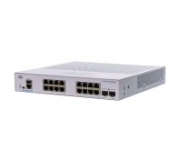 Комутатор мережевий Cisco CBS250-16T-2G-EU