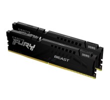 Модуль пам'яті для комп'ютера DDR5 32GB (2x16GB) 5600 MHz Beast AM5 Black Kingston Fury (ex.HyperX) (KF556C36BBEK2-32)