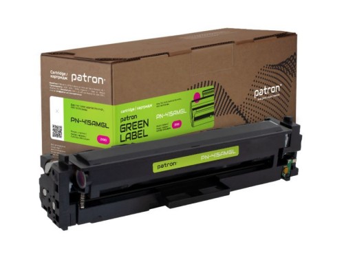 Картридж Patron HP 415A (W2033A) Green Label, magenta (PN-415AMGL)