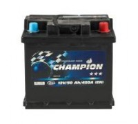 Акумулятор автомобільний Champion Black 50 Ah/12V Euro (CHB50-0)