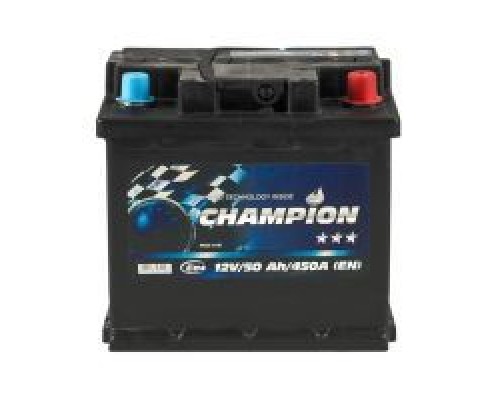 Акумулятор автомобільний Champion Black 50 Ah/12V Euro (CHB50-0)