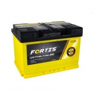 Акумулятор автомобільний FORTIS 75 Ah/12V низький Euro (FRT75-00L)