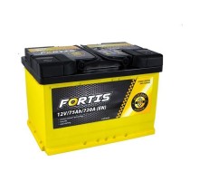 Акумулятор автомобільний FORTIS 75 Ah/12V низький Euro (FRT75-00L)