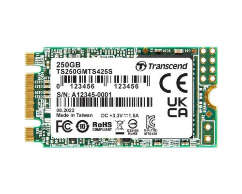 Накопичувач SSD M.2 2242 250GB Transcend (TS250GMTS425S)