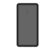 Батарея універсальна Belkin 20000mAh, USB-C, 2*USB-A, 3A, 6" USB-A to USB-C cable, Black (BPB012BTBK)