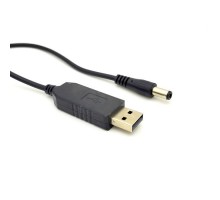 Кабель живлення USB to DC 5.5х2.5mm 12V 1A ACCLAB (1283126552847)