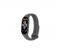 Ремінець до фітнес браслета BeCover Silicone для Xiaomi Mi Smart Band 7 Gray (707480)