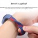 Ремінець до фітнес браслета BeCover Elastic Nylon Style для Xiaomi Mi Smart Band 5/6 (Size L) Black-Red (706157)