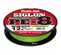 Шнур Sunline Siglon PE х8 150m 0.3/0.094mm 5lb/2.1kg Light Green (1658.09.60)