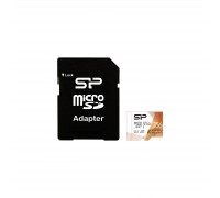 Карта пам'яті Silicon Power 256Gb microSDXC U3 A1 V30 Superior Color 100R/80W + adapter (SP256GBSTXDU3V20AB)