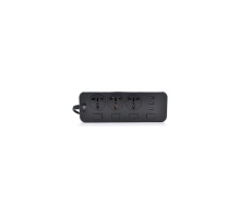 Мережевий фільтр живлення Voltronic TВ-Т14, 3роз, 3*USB Black (ТВ-Т14-Black)