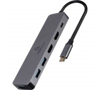 Концентратор Cablexpert USB-C 3-in-1 (A-CM-COMBO3-03)