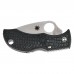 Ніж Spyderco Manbug Lightweight Leaf Serrated Black (MBKLFS)