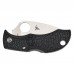 Ніж Spyderco Manbug Lightweight Leaf Serrated Black (MBKLFS)